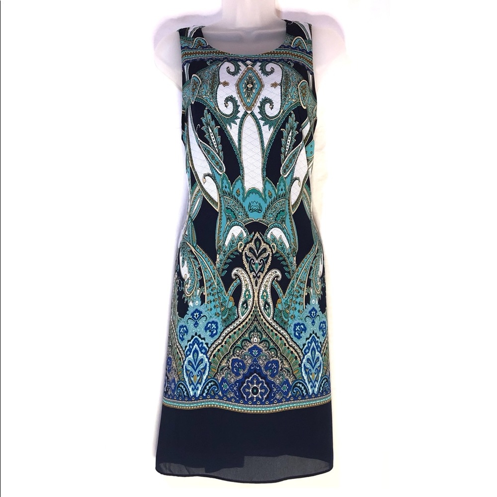 Rose & Olive Art Deco print Dress Size 10